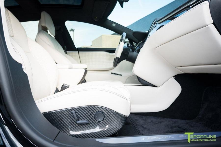Интерьер Tesla Model S P100D by T Sportline 2017 года  (фото 13 из 45)